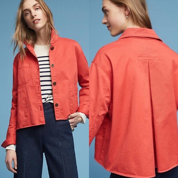 Anthropologie Jackets & Blazers - NWT Anthropologie Chino Swing Jacket